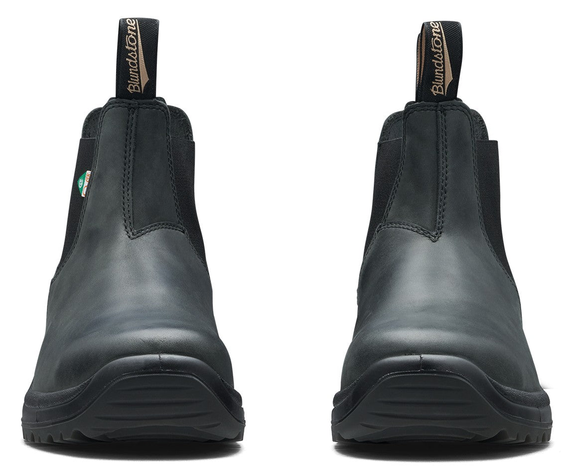 Blundstone CSA 181 - Waxy Rustic Black Leather | Work & Safety Boots - Grady’s Feet Essentials - Blundstone