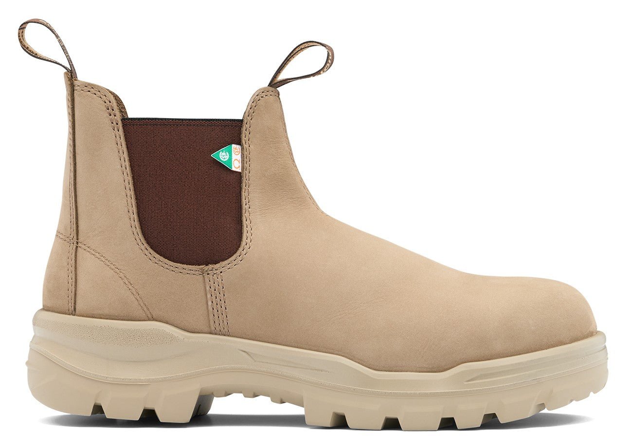 Blundstone CSA RotoFlex 8303 - Stone Leather | Work & Safety Composite Boots - Grady’s Feet Essentials - Blundstone