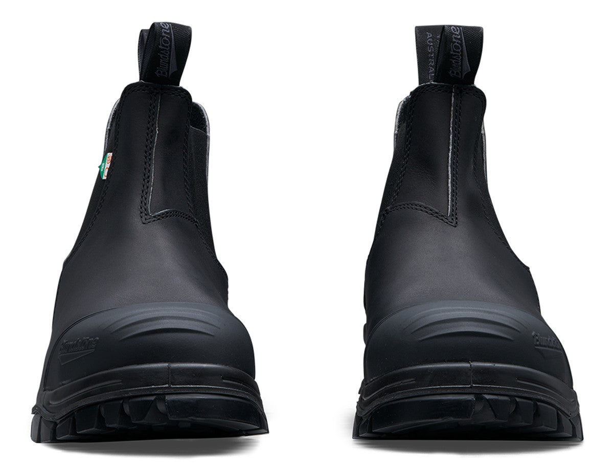 Blundstone CSA XFR 968 - Black Leather | Work & Safety Boot Rubber Toe Cap - Grady’s Feet Essentials - Blundstone