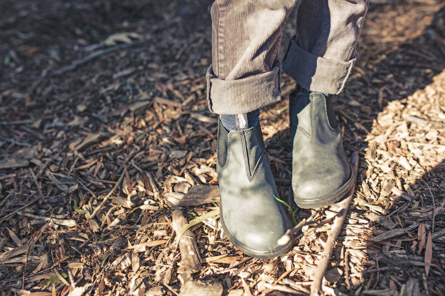 Blundstone Kids 1325 - Rustic Black Leather | Lightweight, Durable Pull - On Boots - Grady’s Feet Essentials - Blundstone
