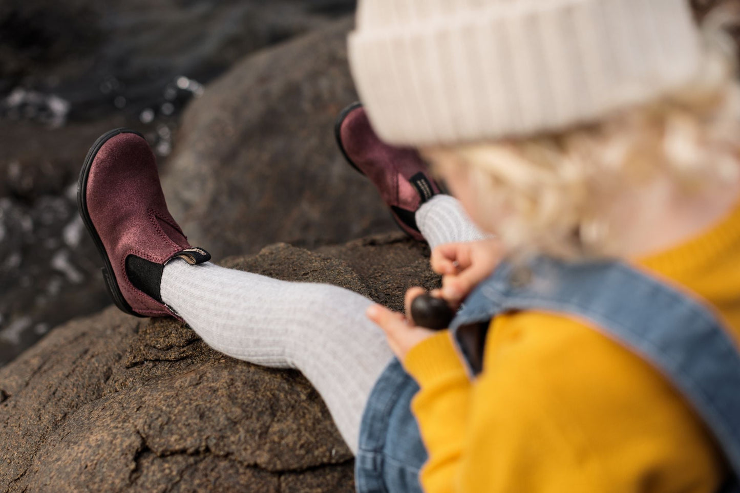 Blundstone Kids 2090 - Rose Pink Leather | Lightweight, Durable Pull - On Boots - Grady’s Feet Essentials - Blundstone