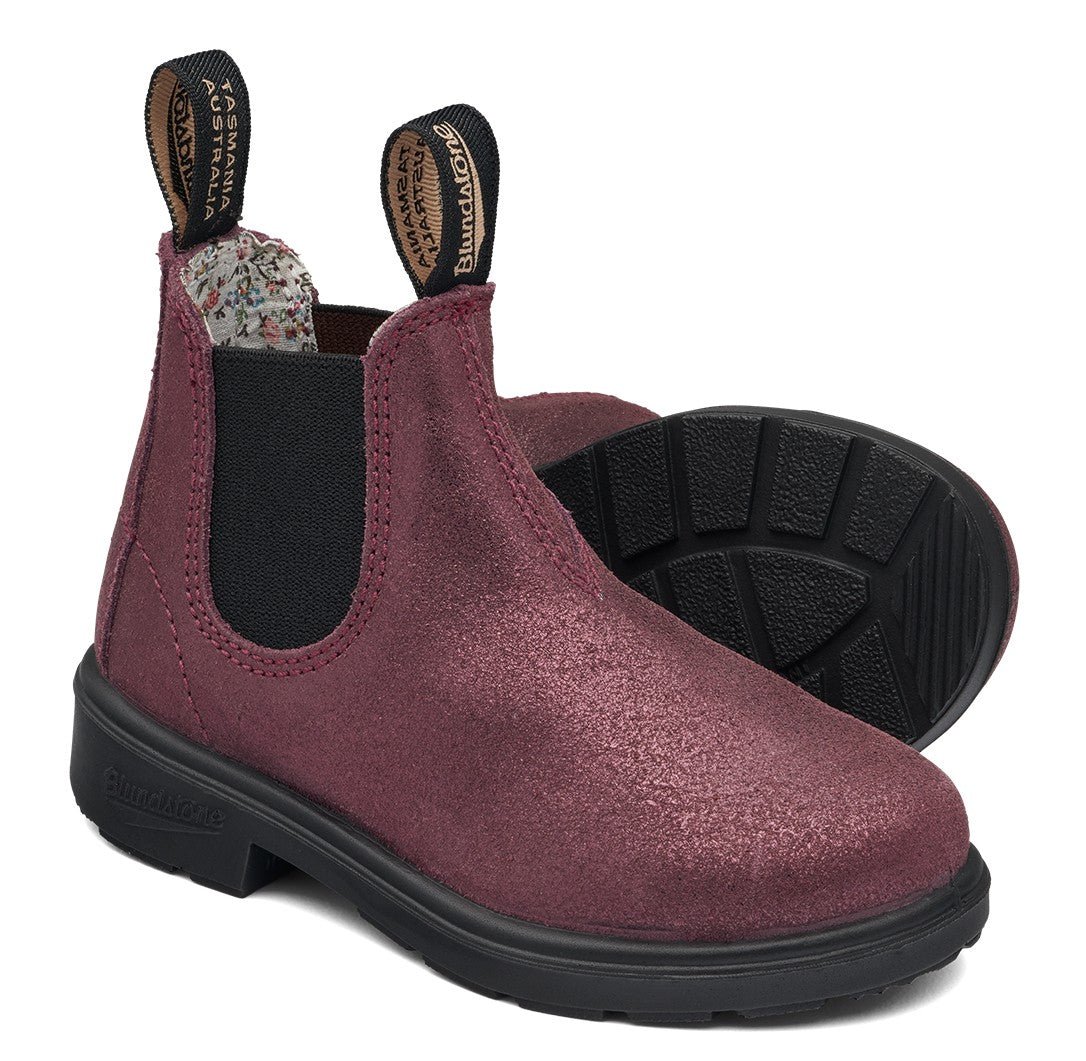 Blundstone Kids 2090 - Rose Pink Leather | Lightweight, Durable Pull - On Boots - Grady’s Feet Essentials - Blundstone