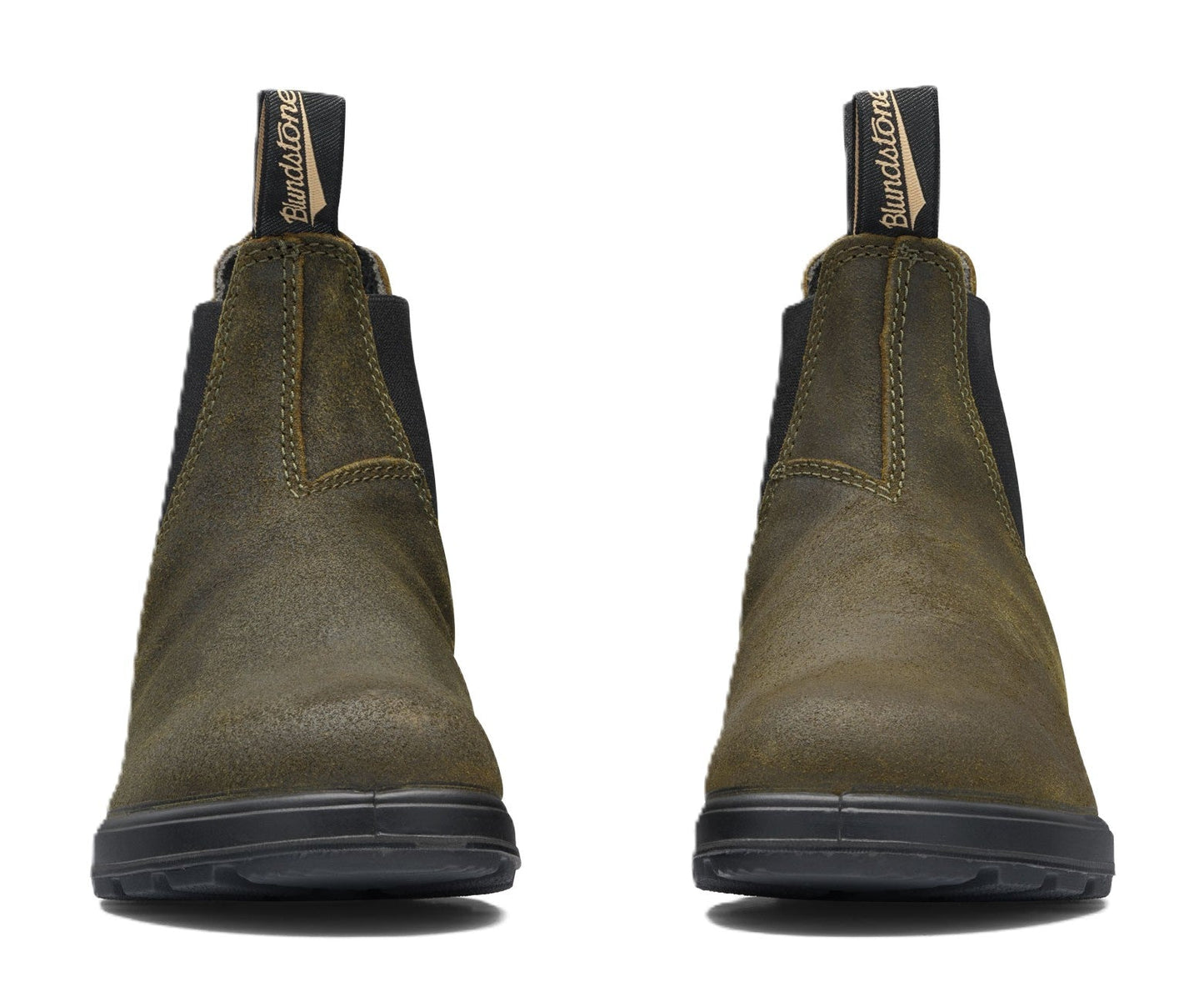 Blundstone Original 1615 - Dark Olive Waxed Suede Leather | Lightweight, Durable Pull - On Boots - Grady’s Feet Essentials - Blundstone