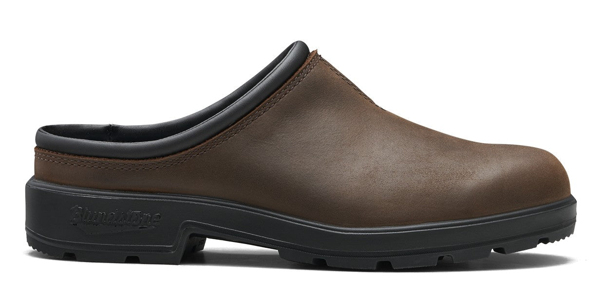 Blundstone Originals Clog 2421 - Antique Brown Leather | Weatherproof Slip - On - Grady’s Feet Essentials - Blundstone