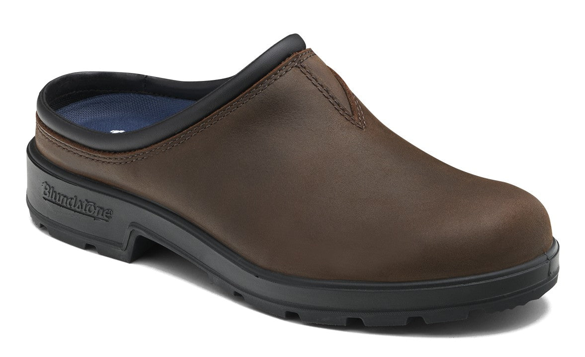 Blundstone Originals Clog 2421 - Antique Brown Leather | Weatherproof Slip - On - Grady’s Feet Essentials - Blundstone