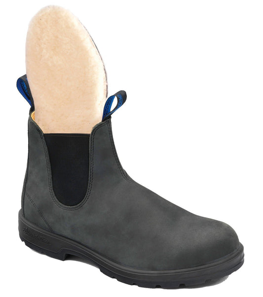 Blundstone Winter Thermal Classic 1478 - Rustic Black Leather | Insulated, Durable Pull - On Boots - Grady’s Feet Essentials - Blundstone