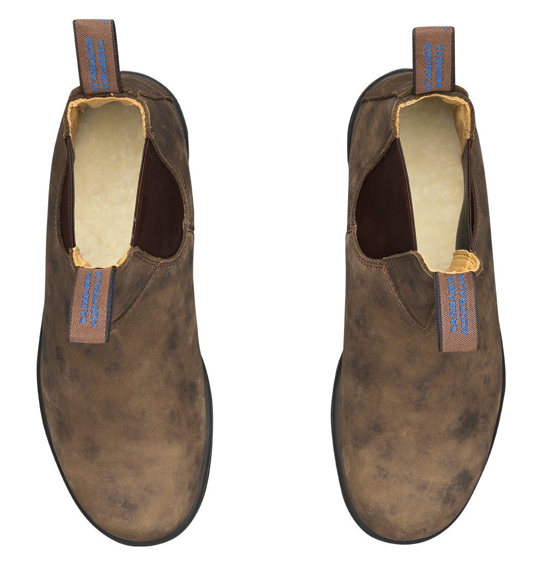 Blundstone Winter Thermal Classic 584 - Rustic Brown Leather | Insulated, Durable Pull - On Boots - Grady’s Feet Essentials - Blundstone