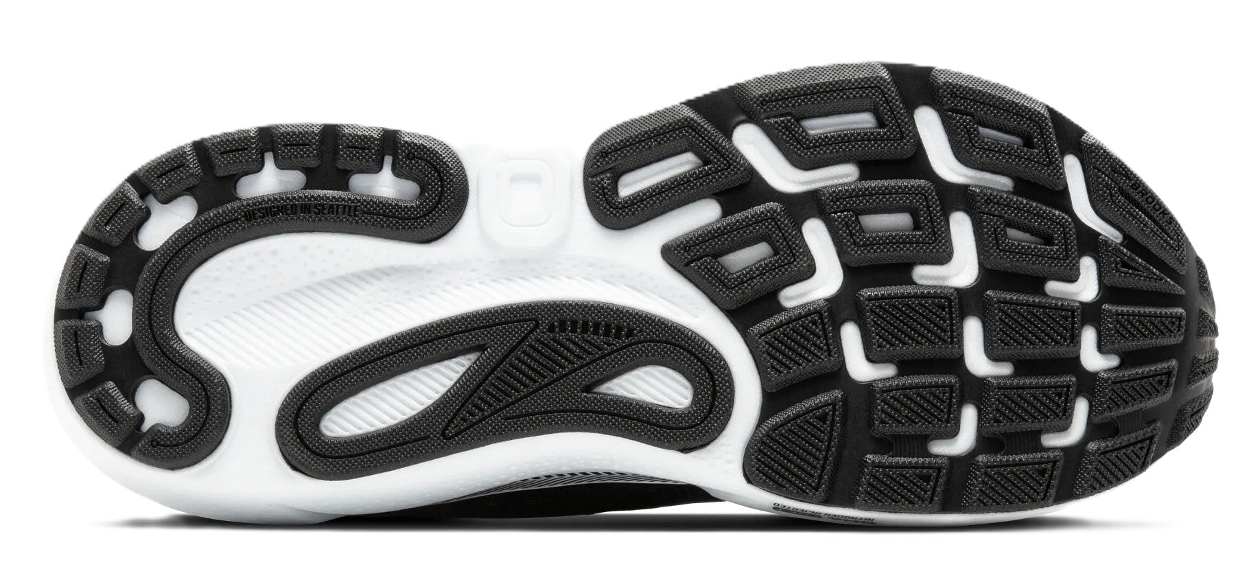 Brooks Men's Adrenaline GTS 24 - Run & Walk | Support Black/White - Grady’s Feet Essentials - Brooks