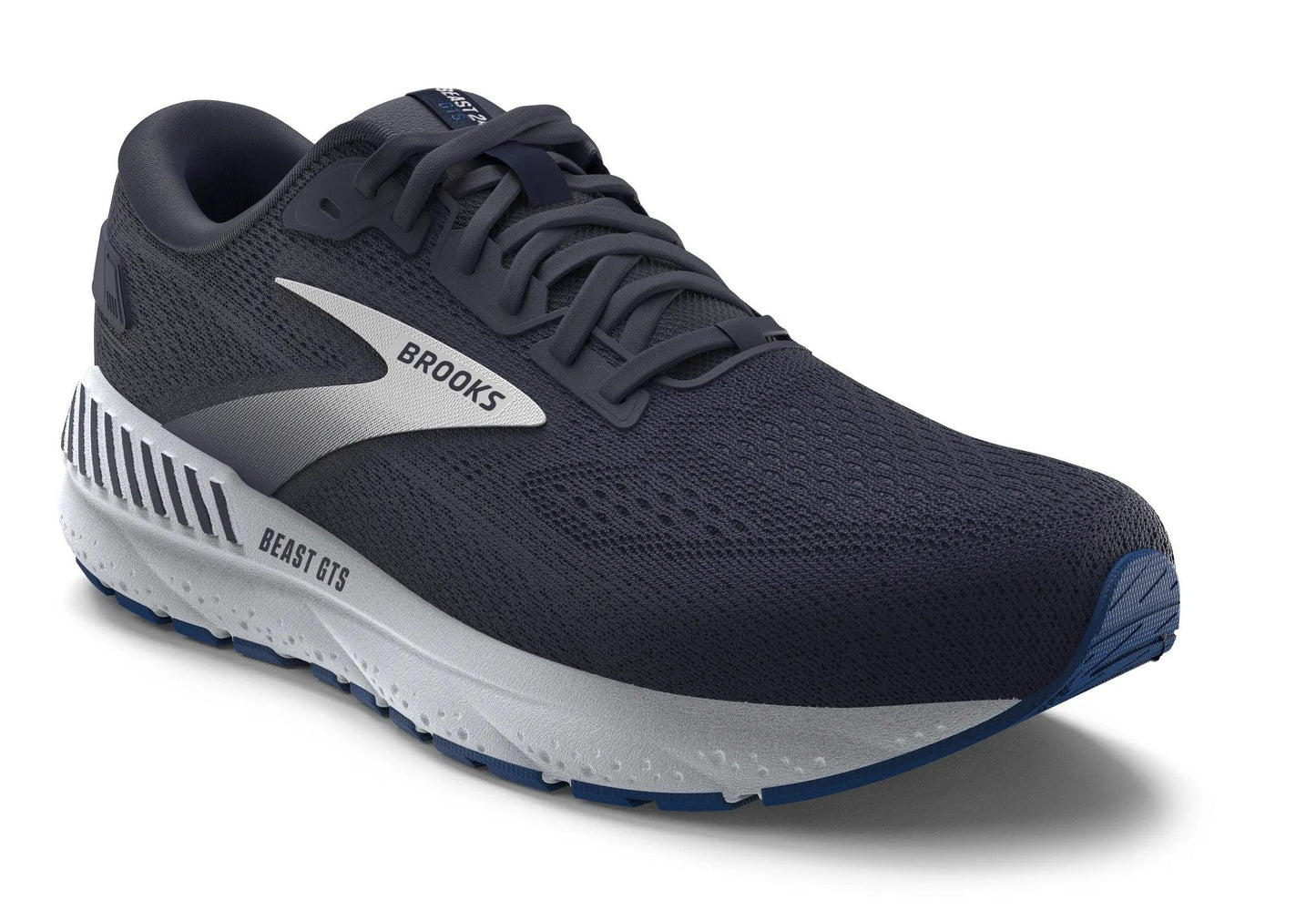Brooks Men's Beast GTS 24 Peacoat/True Navy/White Stability Shoe - Grady’s Feet Essentials - Brooks