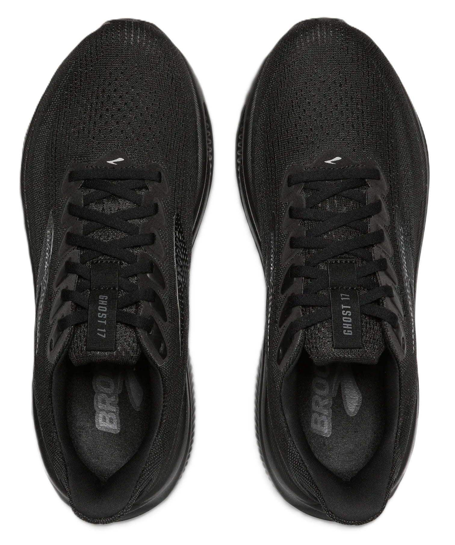 Brooks Men's Ghost 17 Run & Walk | Neutral Black/Black/Ebony - Grady’s Feet Essentials - Brooks