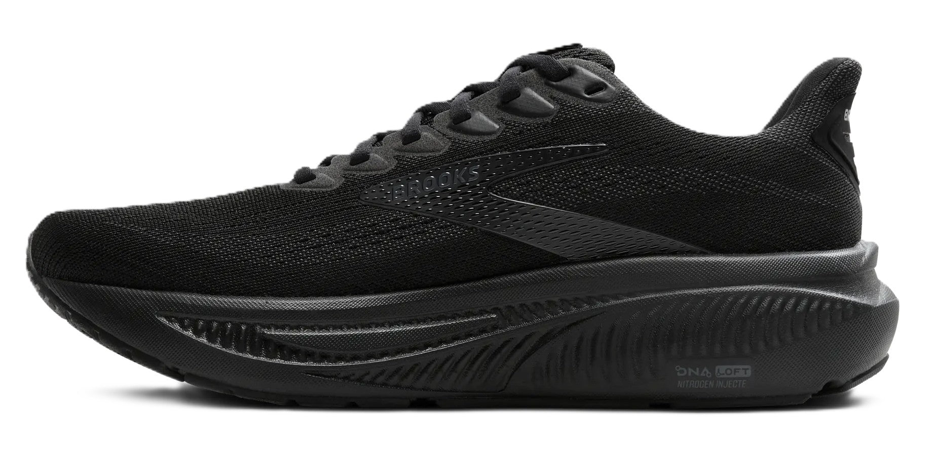 Brooks Men's Ghost 17 Run & Walk | Neutral Black/Black/Ebony - Grady’s Feet Essentials - Brooks
