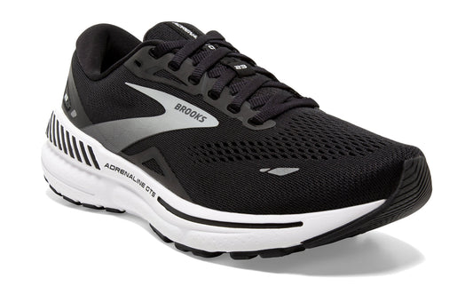 Brooks Women's Adrenaline GTS23 Black/White Running Shoe - Grady’s Feet Essentials - Brooks