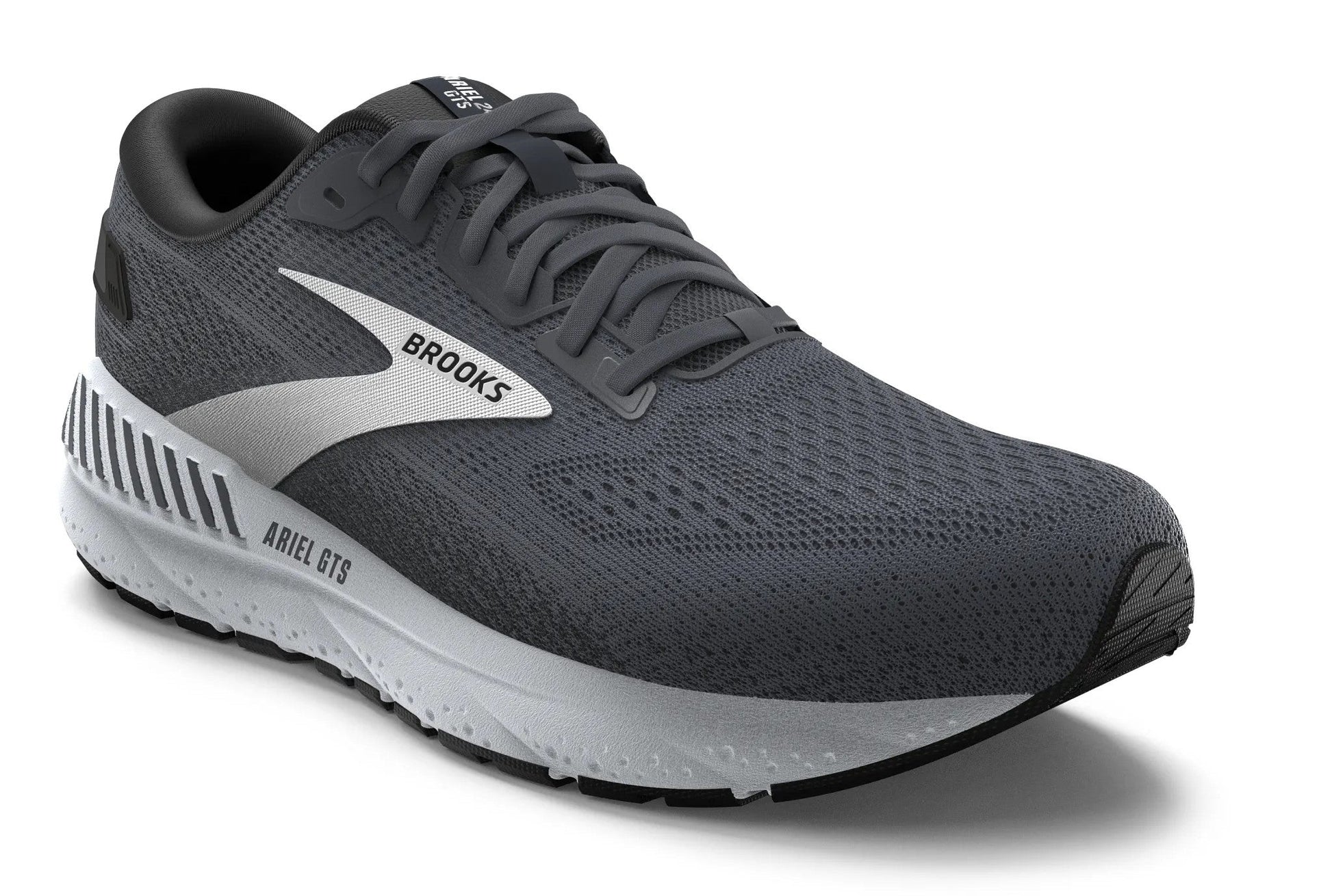 Brooks Women's Ariel GTS 24 Black/White Stability Shoe - Grady’s Feet Essentials - Brooks