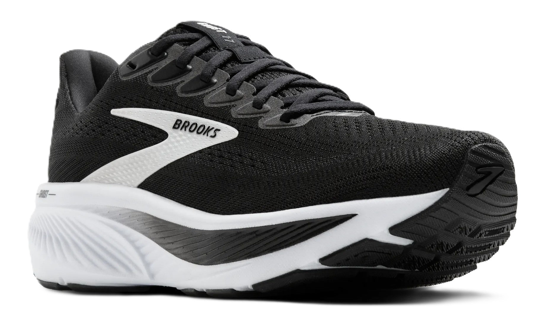 Brooks Women's Ghost 17 Run & Walk - Black/Grey/White| Neutral Support - Grady’s Feet Essentials - Brooks