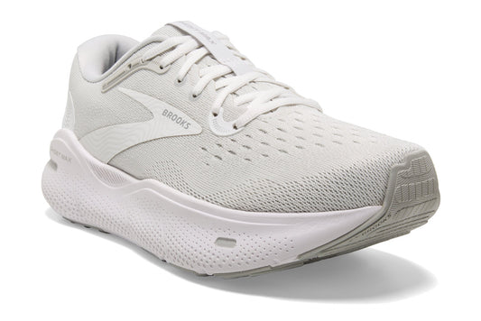 Brooks Women's Ghost Max White Oyster Running Shoe - Grady’s Feet Essentials - Brooks