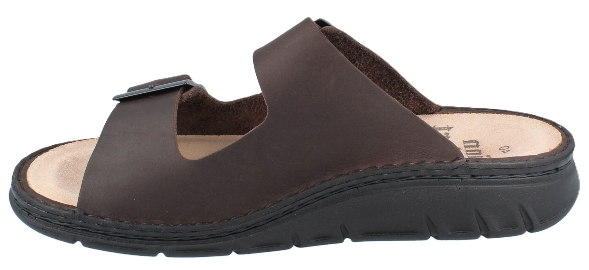 Finn Comfort Cayman Sandal - Grizzly Brown Leather | Orthotic Friendly - Grady’s Feet Essentials - Finn Comfort