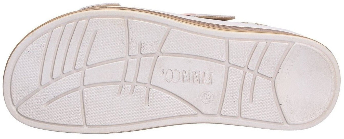 Finn Comfort Curacao Women's Sandal - Pastel Garden Leather | Orthotic Friendly - Grady’s Feet Essentials - Finn Comfort