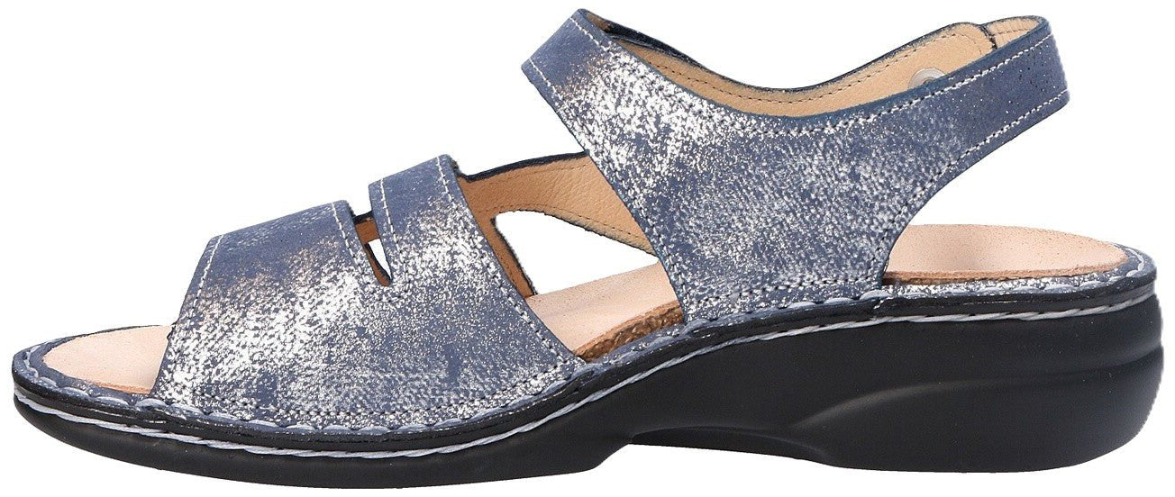 Finn Comfort Gomera Women's Sandal - Atoll Victory Leather | Orthotic Friendly - Grady’s Feet Essentials - Finn Comfort