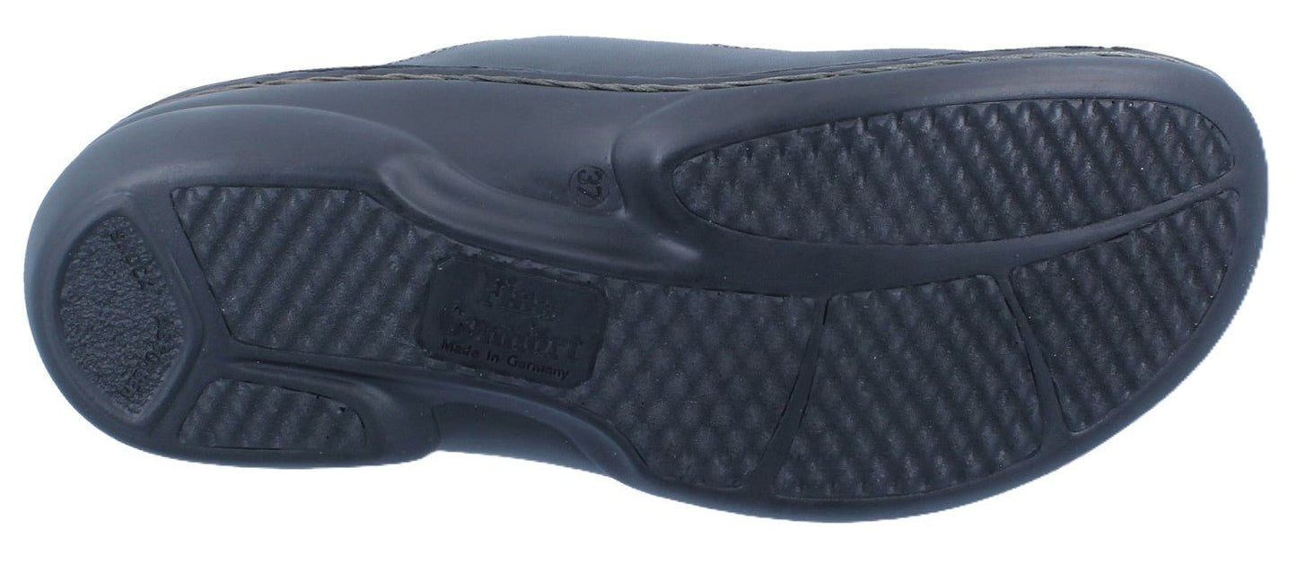 Finn Comfort Pattaya Women's Sandal - Black Leather | Orthotic Friendly - Grady’s Feet Essentials - Finn Comfort
