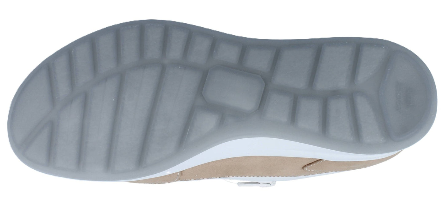 Finn Comfort Prato Lace Shoe - Ivory/White Leather | Side Zipper - Grady’s Feet Essentials - Finn Comfort