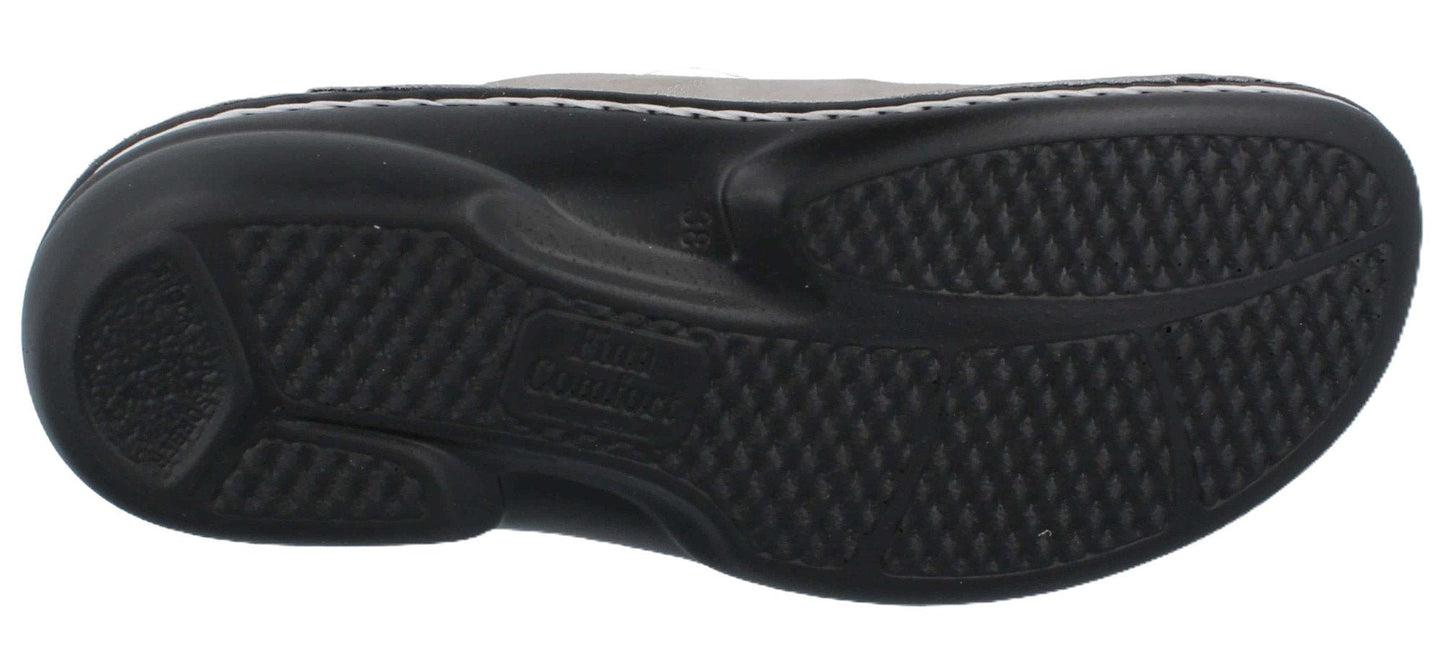 Finn Comfort Sansibar Women's Sandal - Twiga Taupe Leather | Orthotic Friendly - Grady’s Feet Essentials - Finn Comfort