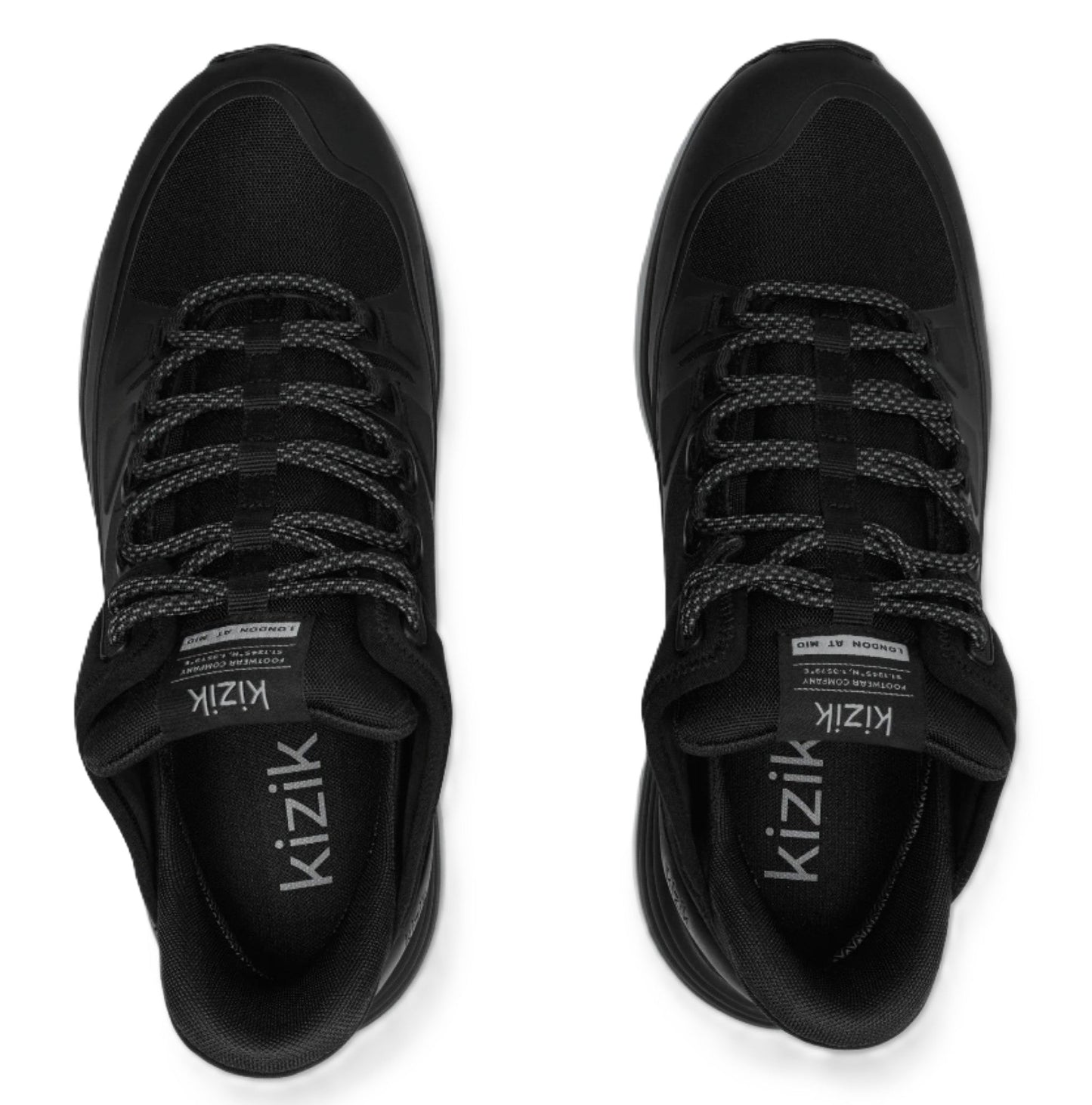 Kizik Men's London AT Mid WP - Black Alloy | Hands - Free Slip - On Boots - Grady’s Feet Essentials - Grady’s Feet Essentials
