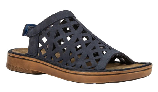 Naot Amadora Sandal Navy Velvet Nubuck - Grady’s Feet Essentials - Naot