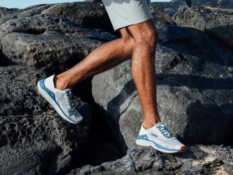 Olukai 'Ahi Men’s Sneakers Shoes Blue Pearl / White Sand - Grady’s Feet Essentials - OluKai