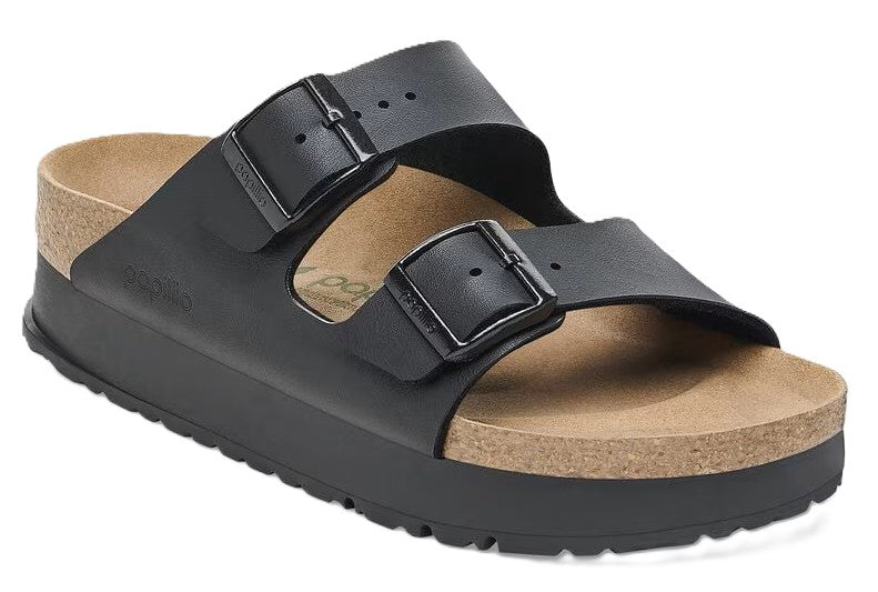 Papillio Arizona Platform Sandals Black Birko-Flor Comfortable
