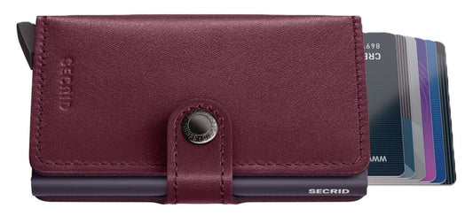 Secrid Miniwallet - Original Cranberry Leather | RFID Safe - Grady’s Feet Essentials - Secrid