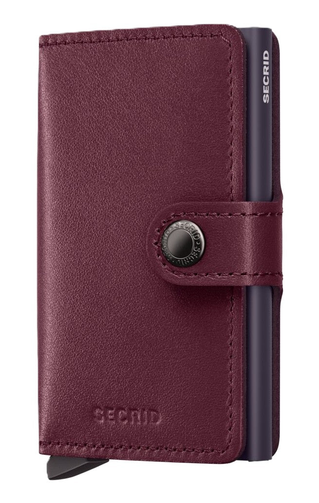 Secrid Miniwallet - Original Cranberry Leather | RFID Safe - Grady’s Feet Essentials - Secrid