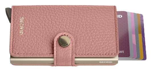 Secrid Miniwallet - Pebble Rose Leather | RFID Safe - Grady’s Feet Essentials - Secrid