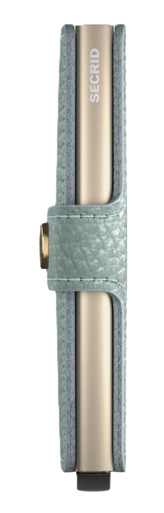 Secrid Miniwallet - Pebble Sea Green Leather | RFID Safe - Grady’s Feet Essentials - Secrid