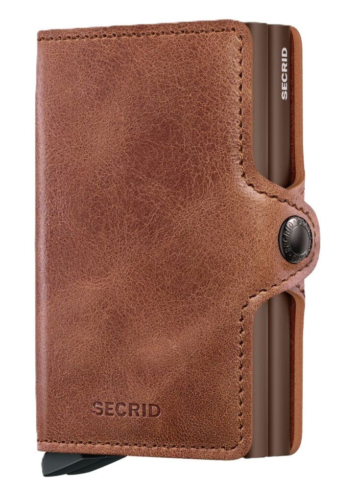Secrid Twinwallet - Vintage Cognac/Brown Leather | RFID Safe - Grady’s Feet Essentials - Secrid