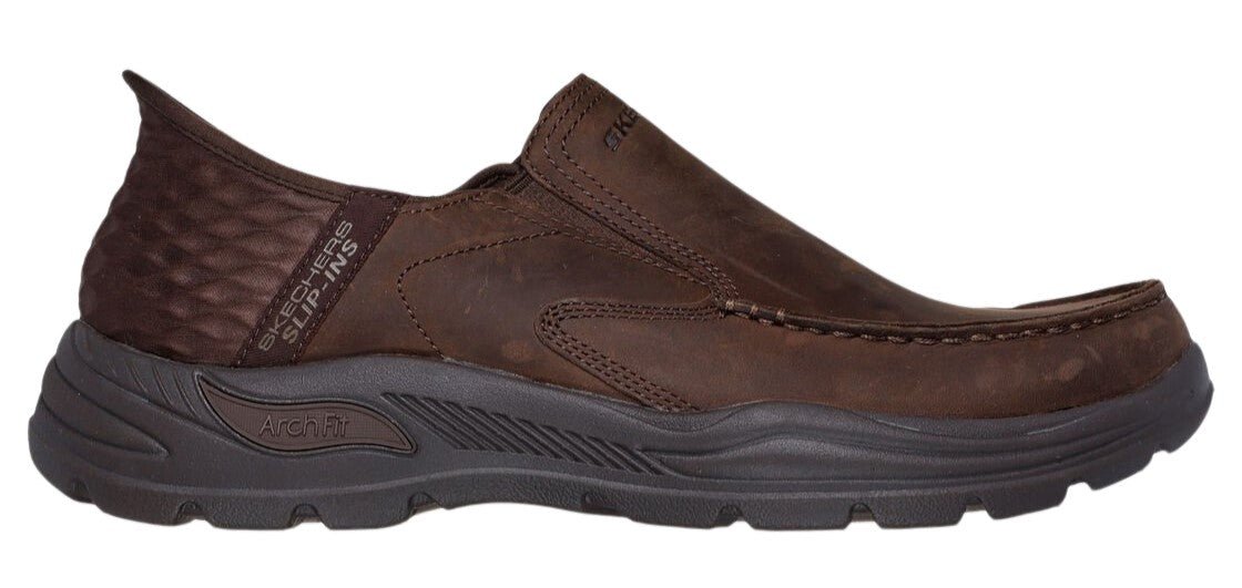 Skechers Slip - ins Men's : Arch Fit Motley - Milo Cocoa - Grady’s Feet Essentials - Skechers