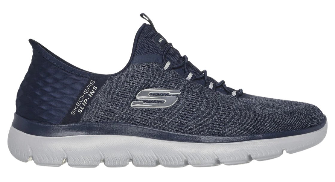 Skechers Slip - ins Men's: Summits - Key Pace Navy - Grady’s Feet Essentials - Skechers