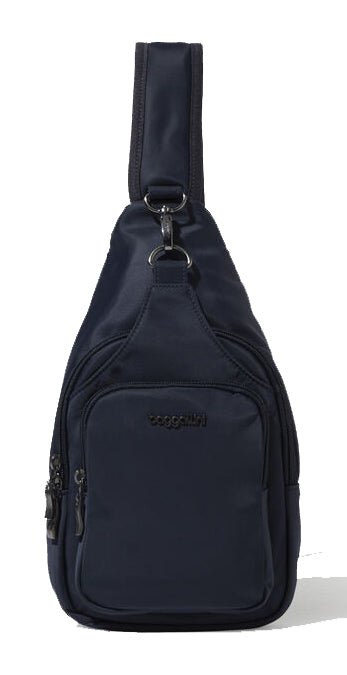 Baggallini Central Park Sling French Navy - Grady’s Feet Essentials - Baggallini