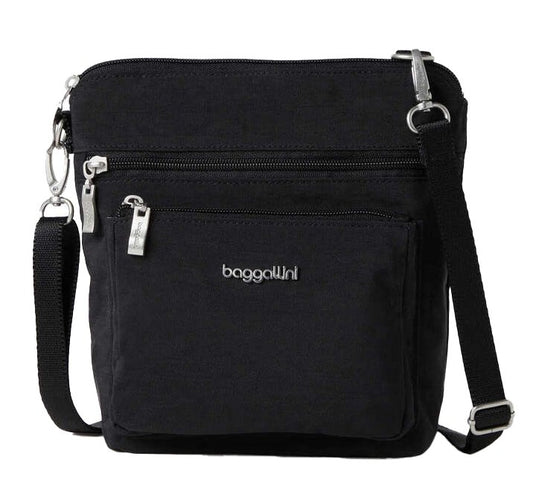 Baggallini Modern Pocket Crossbody Black - Grady’s Feet Essentials - Baggallini