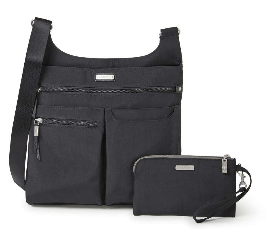 Baggallini On Track Crossbody Bag Black - Grady’s Feet Essentials - Baggallini