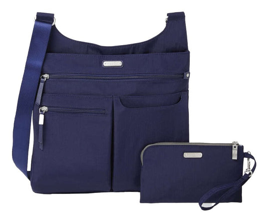Baggallini On Track Crossbody Bag Navy - Grady’s Feet Essentials - Baggallini