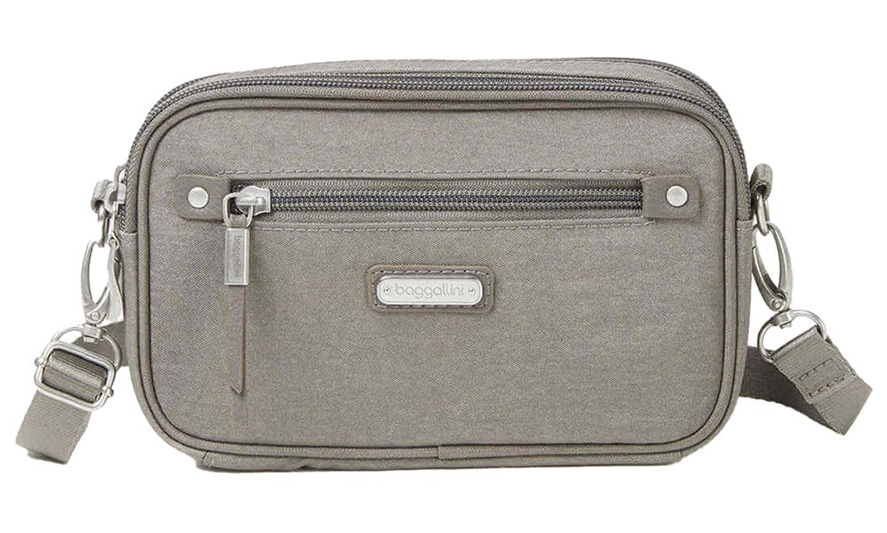 Baggallini RFID Festival Bag Sterling Shimmer - Grady’s Feet Essentials - Baggallini
