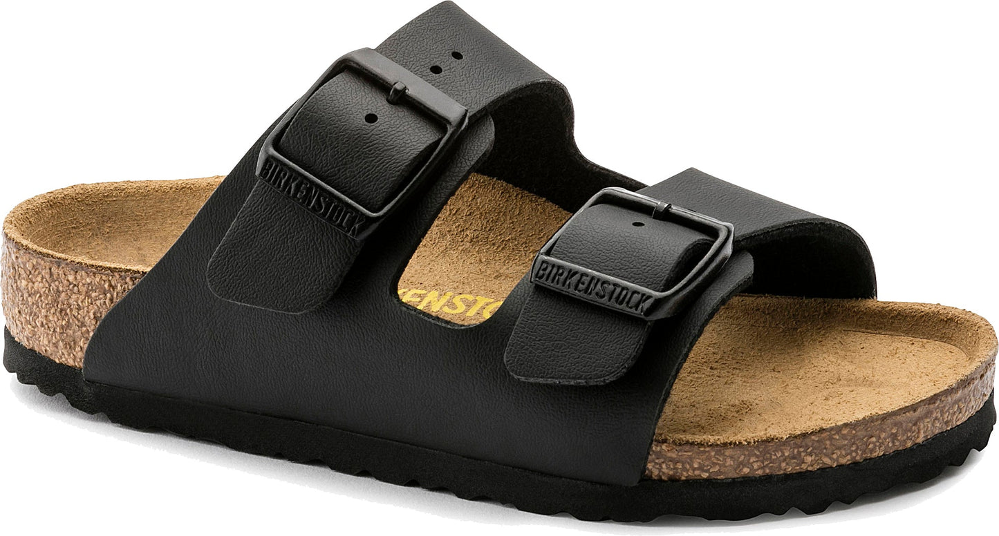 Birkenstock Arizona Kids Black Birko Flor Original Footbed - Grady’s Feet Essentials - Birkenstock