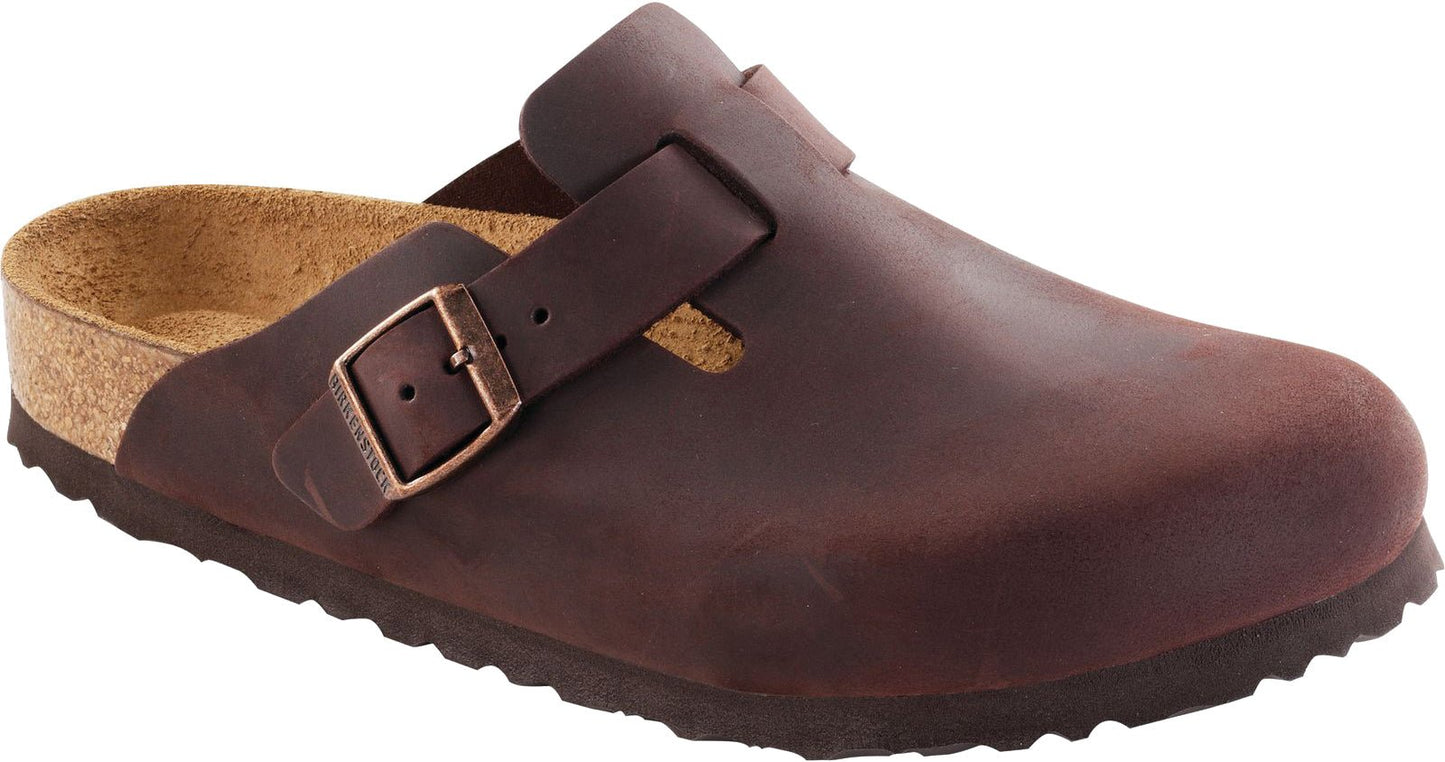 Birkenstock Boston Habana Oiled Leather Soft Footbed - Grady’s Feet Essentials - Birkenstock