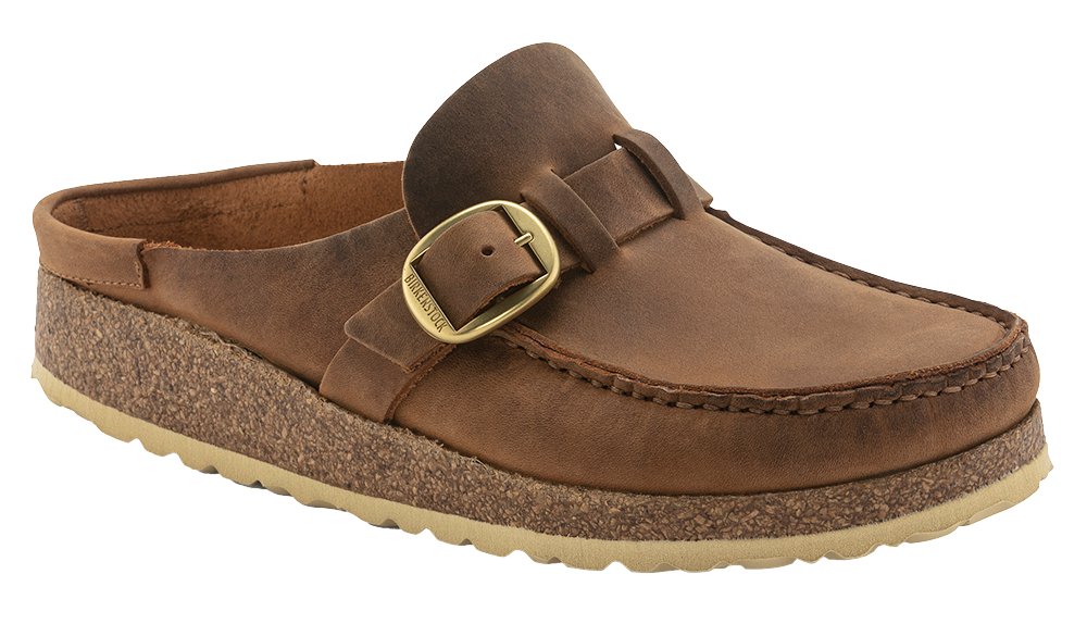 Birkenstock discount cognac leather