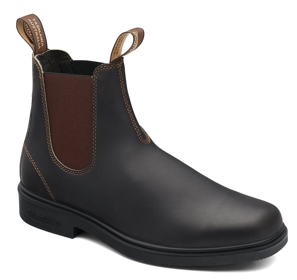 blundstone chisel toe stout brown