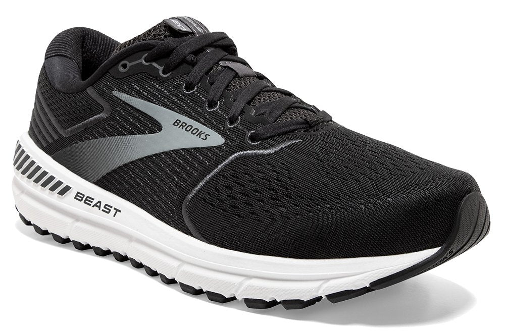 Brooks Men's Beast 20 Black Ebony Grey - Grady’s Feet Essentials - Brooks