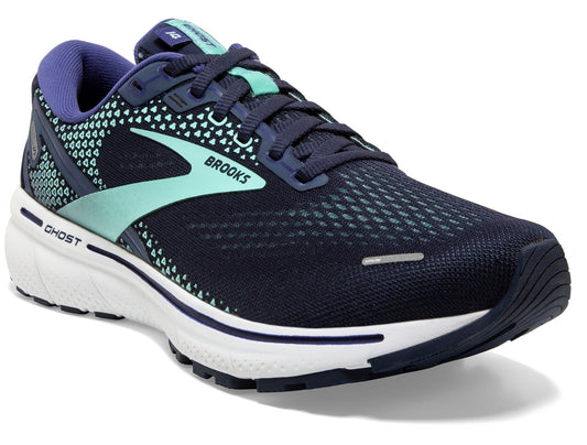 Brooks Women's Ghost 14 Navy Yucca - Grady’s Feet Essentials - Brooks