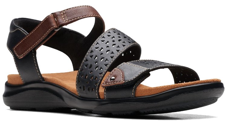 Clarks Kitly Way Sandal Black - Grady’s Feet Essentials - Clarks