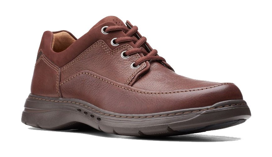 Clarks UnBrawley Lace Mahogany Leather - Grady’s Feet Essentials - Clarks