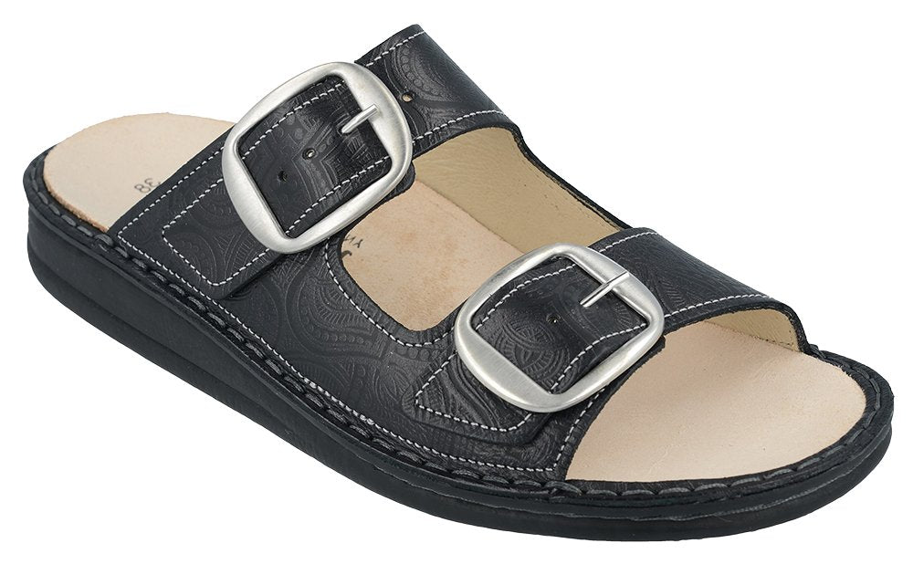 Finn Comfort Lipari Black Arabesque - Grady’s Feet Essentials - Finn Comfort